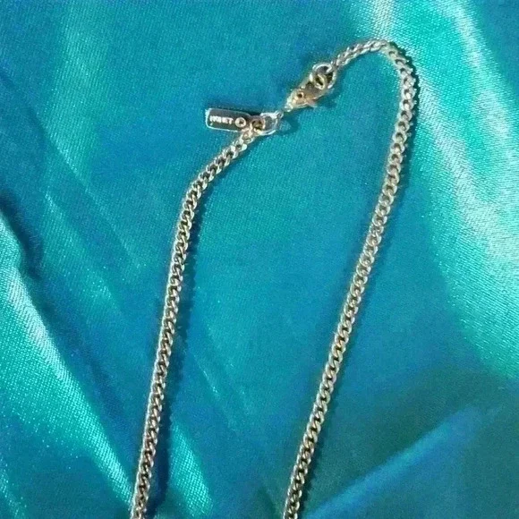 Monet Silvertone Chain Necklace - Picture 3 of 5